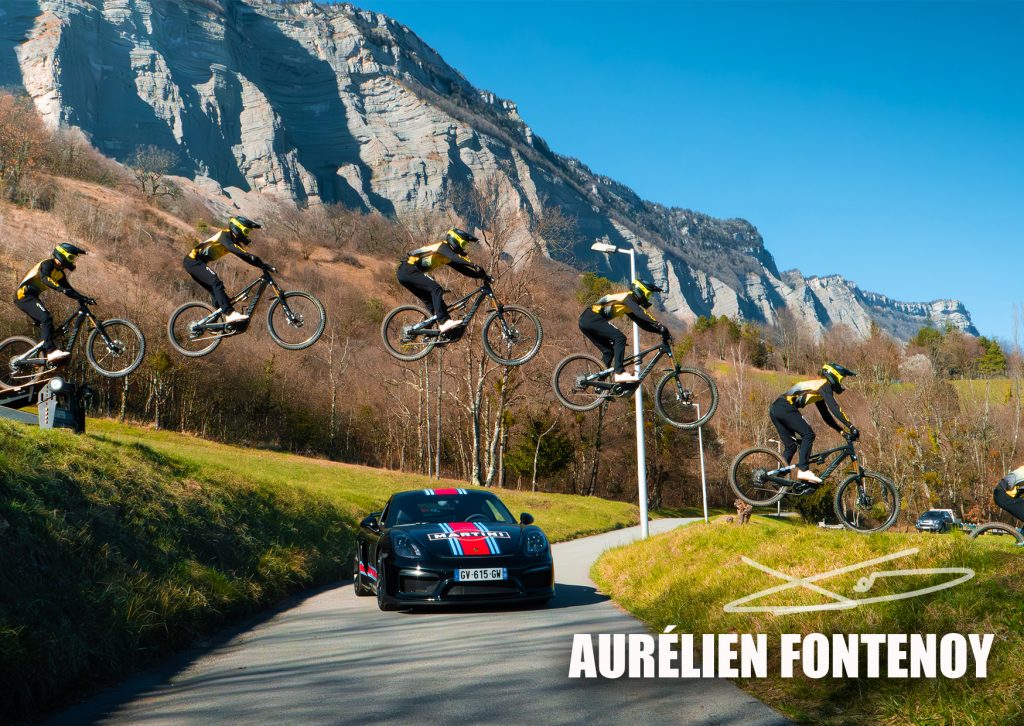Carte Postale dédicacée "JUMP Porsche"