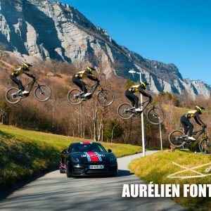 Carte Postale dédicacée "JUMP Porsche"